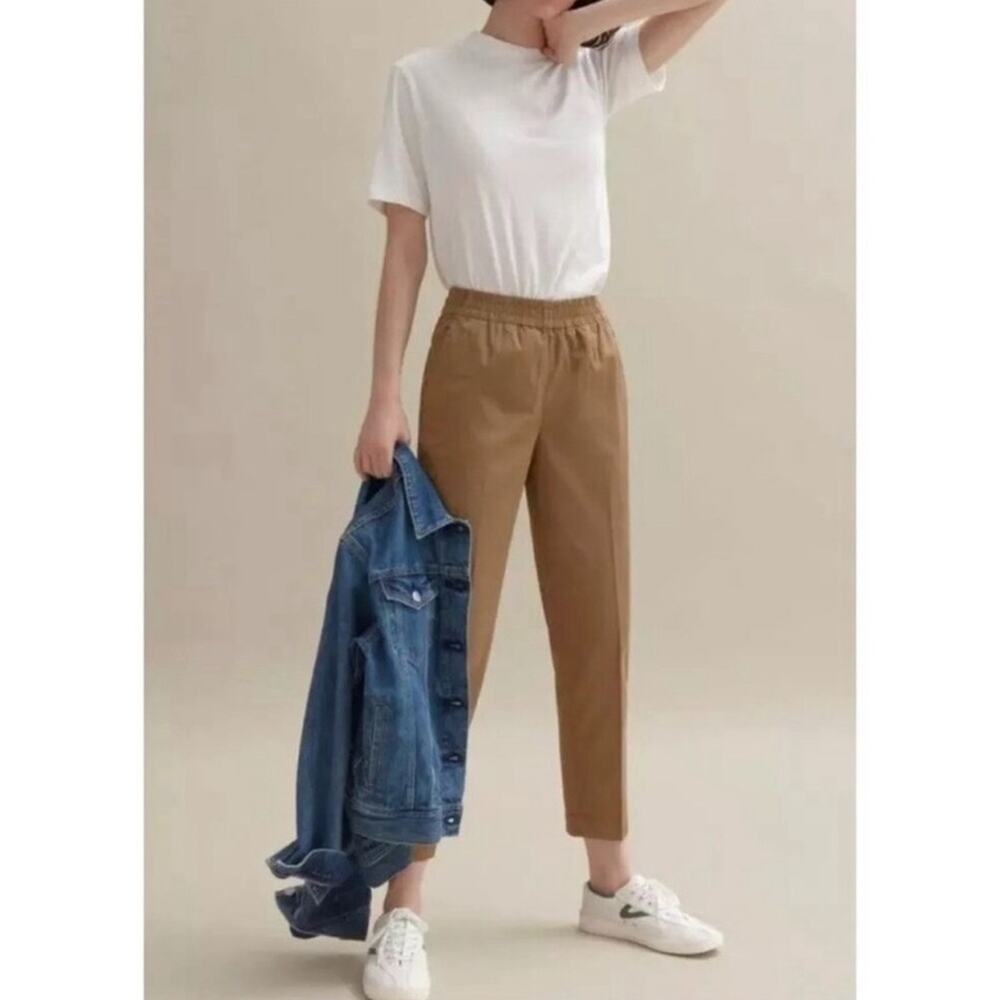 NWT EVERLANE Women’s The Organic Easy Chino Pull On Pant